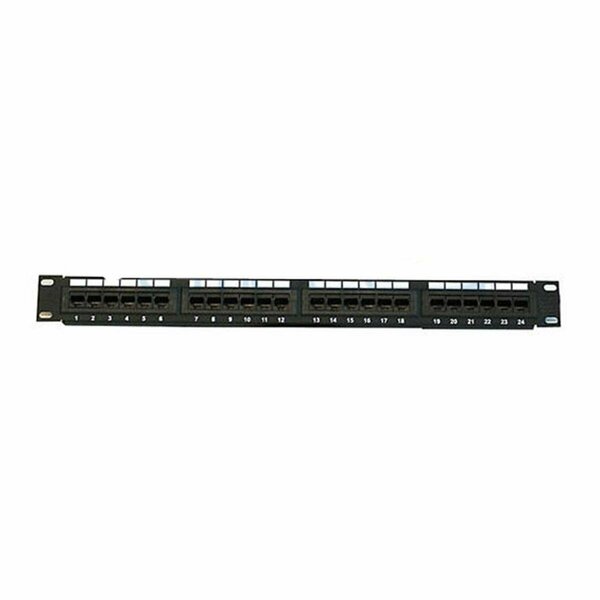 Cmple Cat6 Panel 110 Type 24 Port- 568A-B Compatible 1104-N